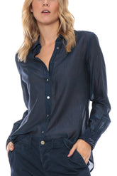 BOYFRIEND SHIRT - INDIGO - Da-Nang