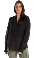 BOYFRIEND SHIRT - CAVIAR - Da-Nang