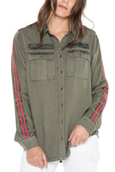 MILITARY LONG SLEEVE SHIRT - CLOVER - Da-Nang