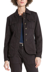 TAPERED MILITARY JACKET - CAVIAR - Da-Nang