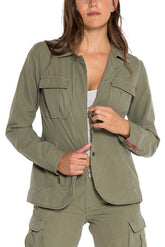 TAPERED MILITARY JACKET - CLOVER - Da-Nang
