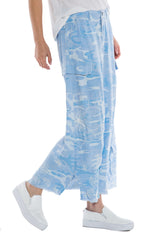 ORIGINAL MILITARY LONG SKIRT - BLUE CAMO - Da-Nang