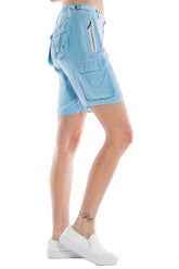 EASY FIT BERMUDA - BLUE - Da-Nang