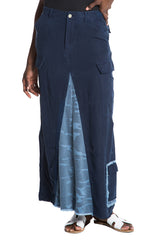 ORIGINAL MILITARY LONG SKIRT - NAVY - Da-Nang