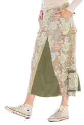 ORIGINAL MILITARY LONG SKIRT - FLOWER POWER - Da-Nang