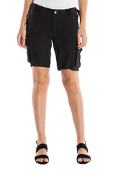 EASY FIT BERMUDA- CAVIAR - Da-Nang