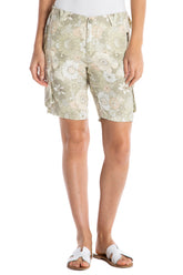 EASY FIT BERMUDA - PASTEL FLOWERS - Da-Nang