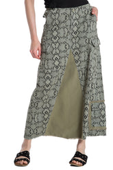 ORIGINAL MILITARY LONG SKIRT - CAMO SNAKE - Da-Nang