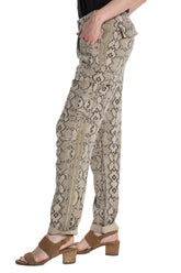 ROLLED UP CARGO - TEAK BROWN SNAKE - Da-Nang