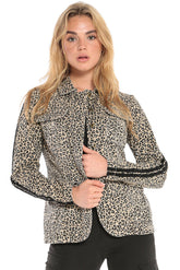 TAPERED MILITARY BLAZER - CAMO LEOPARD - Da-Nang