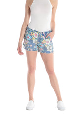 Casual shorts in Rainbow Flowers