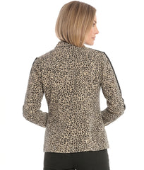 Blazer with side tape in Camo Leopard