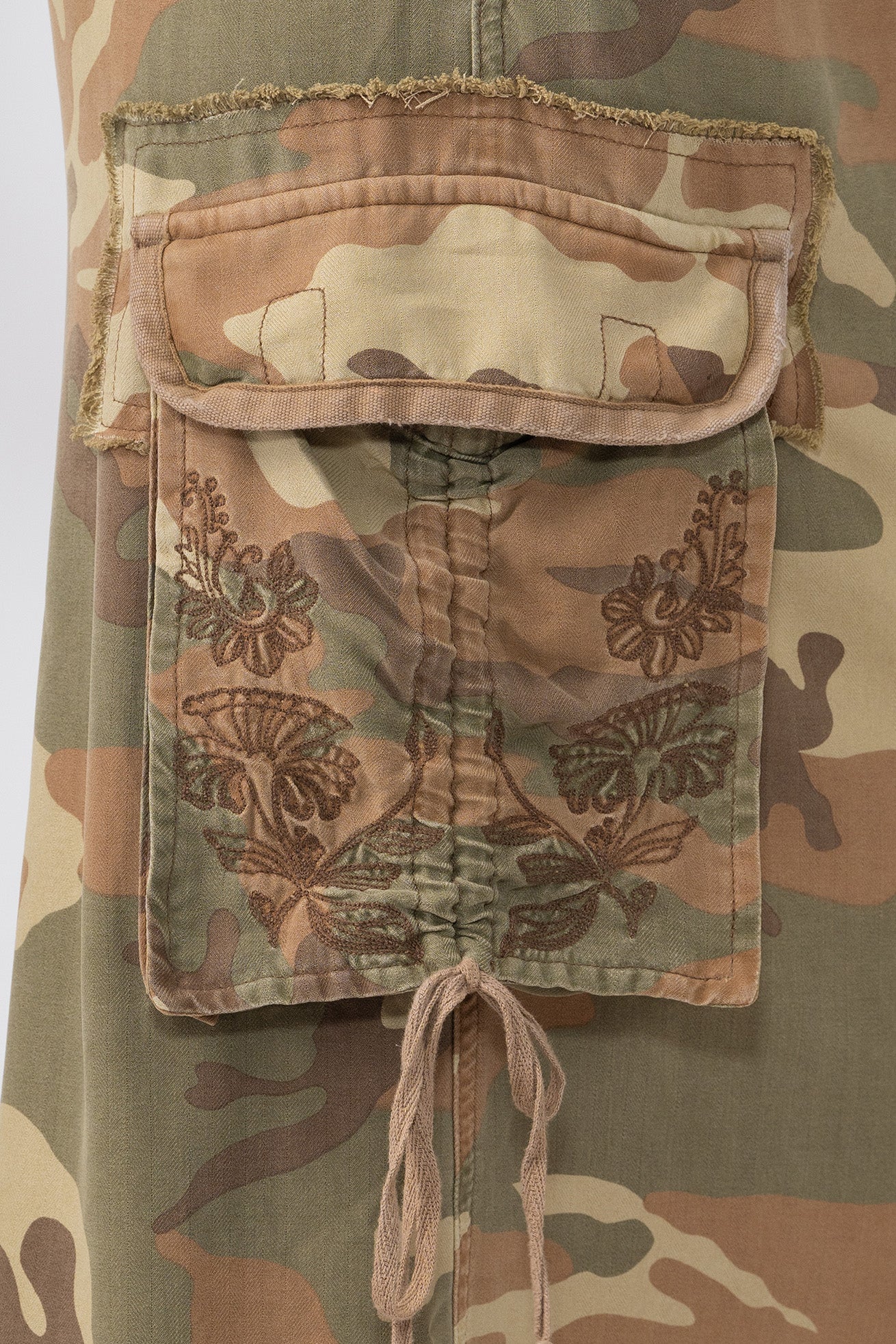 Camouflage skirt embroidery hotsell