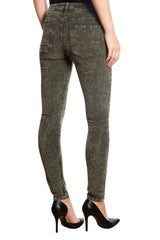 Skinny Corduroy in Acid Olive