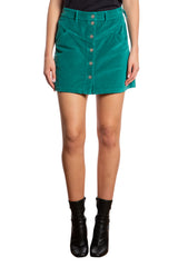 Short skirt in Emerald