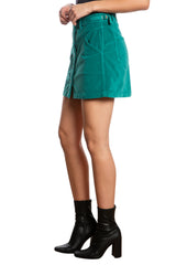 Short skirt in Emerald