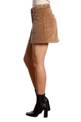 Short skirt in Camel