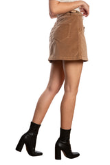 Short skirt in Camel
