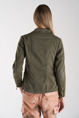 Blazer with side tapes in Olive