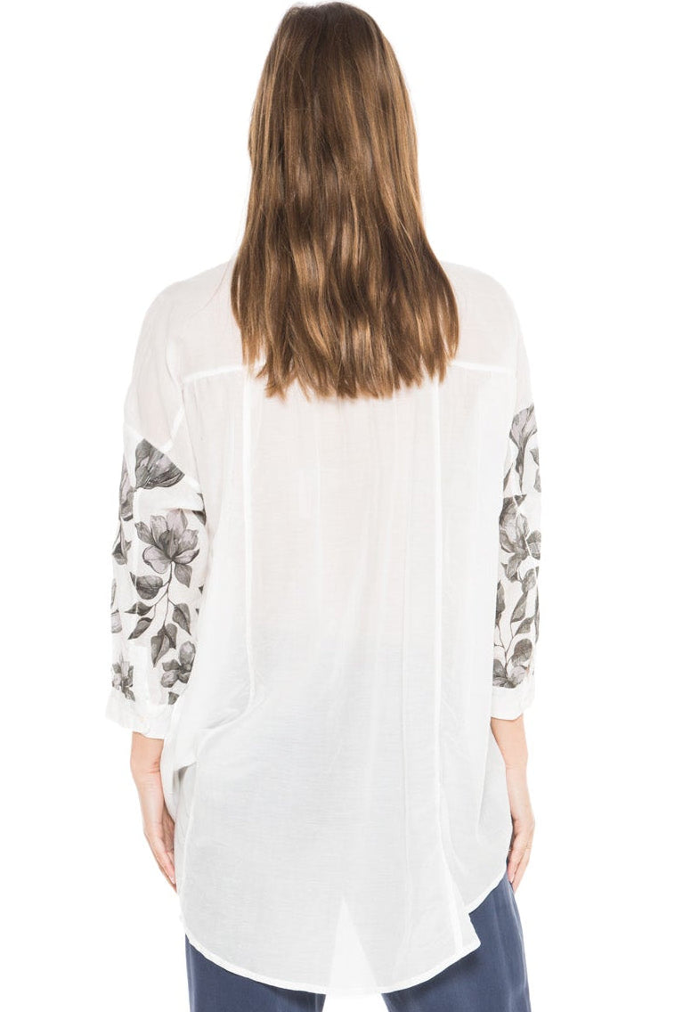 BABY DOLL TUNIC - WHITE - Da-Nang