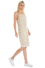 TAYLOR DRESS - YELLOW SNAKE - Da-Nang