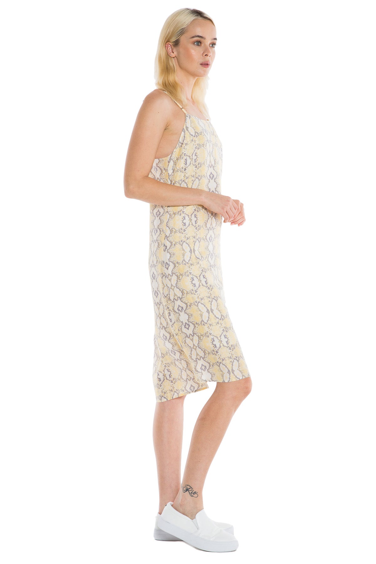 TAYLOR DRESS - YELLOW SNAKE - Da-Nang