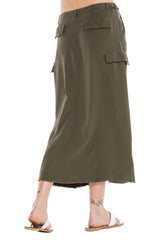 ORIGINAL MILITARY LONG SKIRT - OLIVE - Da-Nang