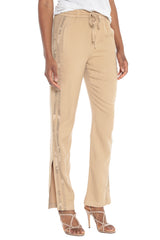 MILITARY STRIPED TRACK PANT - WARM SAND - Da-Nang