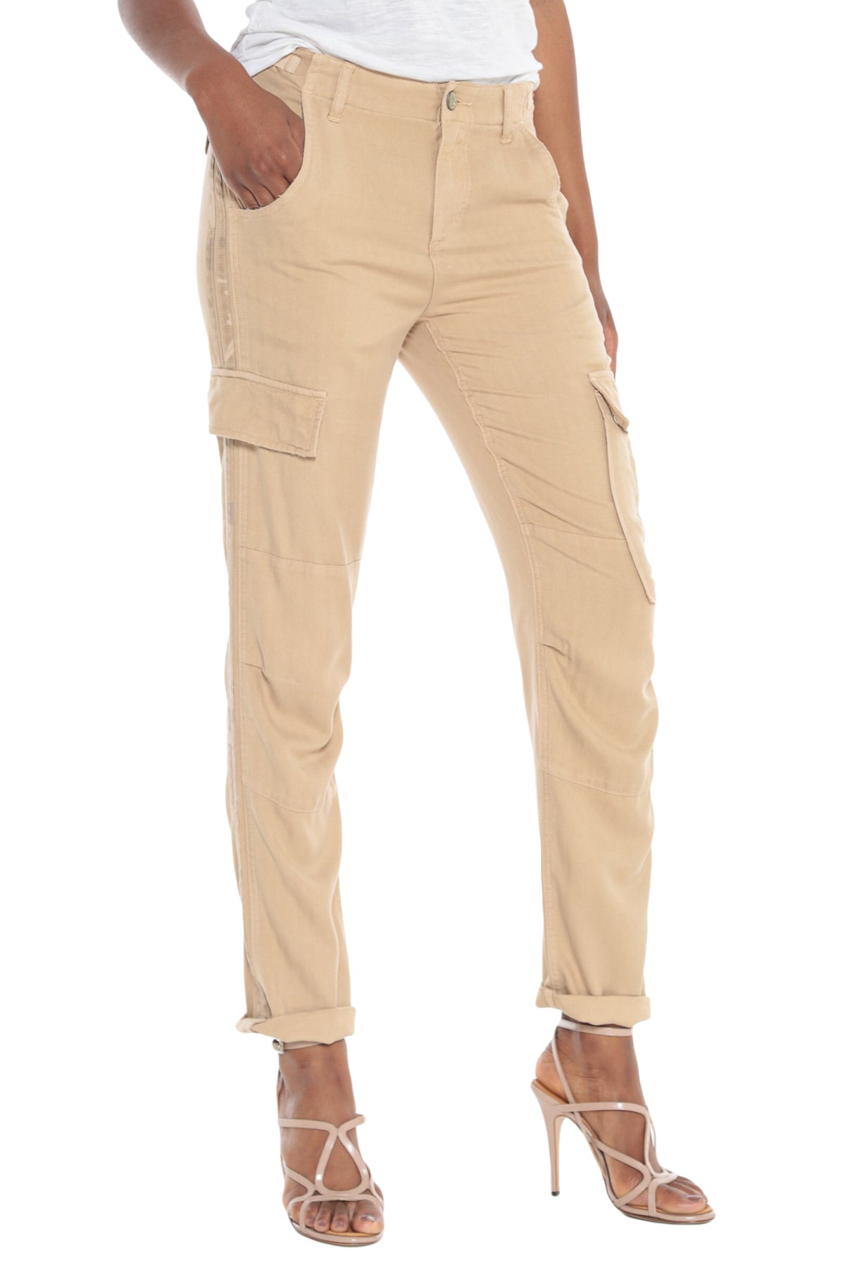 ROLLED UP CARGO PANT - WARM SAND - Da-Nang