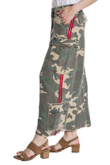 ORIGINAL MILITARY LONG SKIRT - ARMY CAMO - Da-Nang