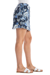 MILITARY SHORT SKIRT - OCEAN FLOWERS - Da-Nang