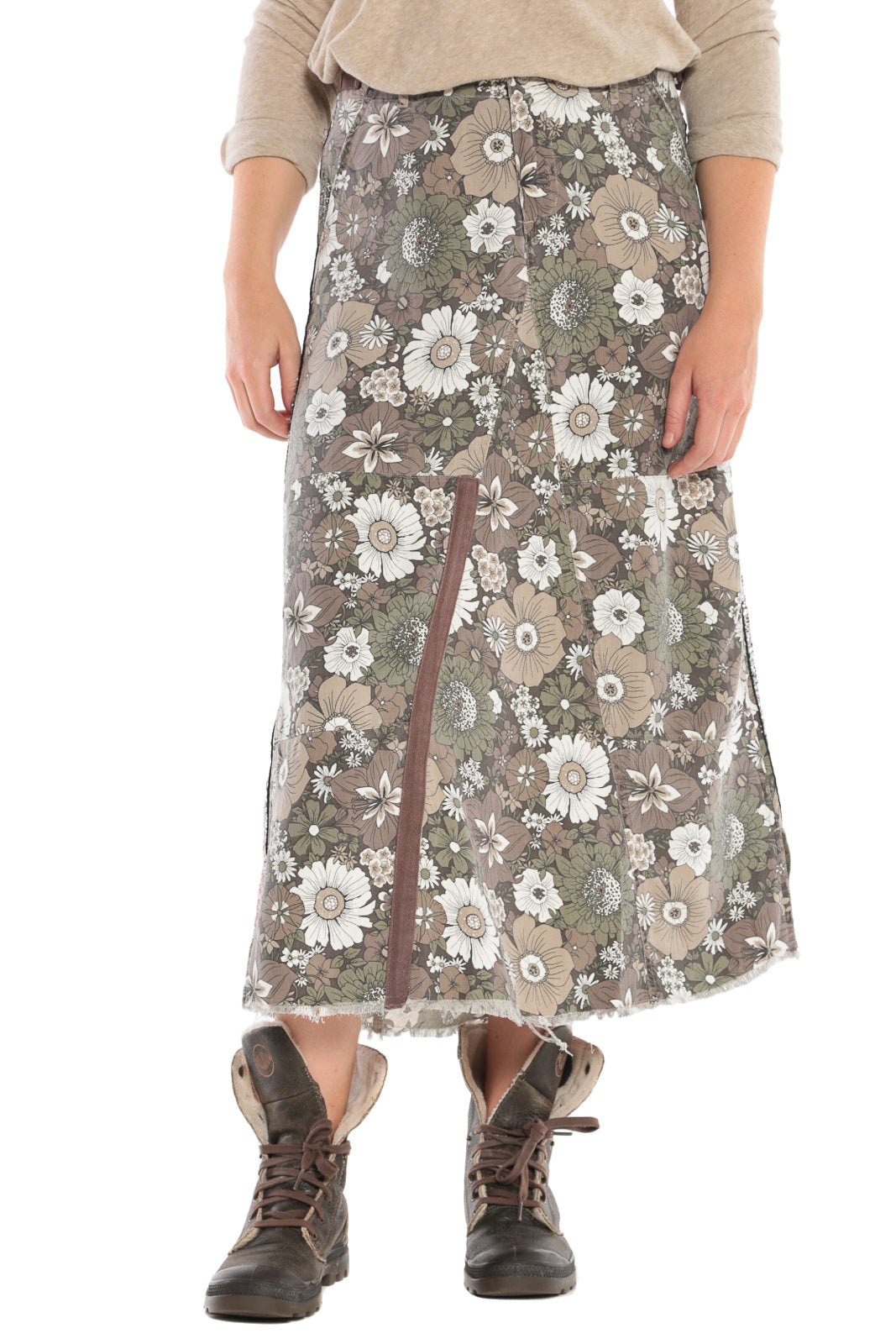 MAXI SKIRT - FIRE FLOWER - Da-Nang