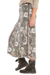 MAXI SKIRT - FIRE FLOWER - Da-Nang