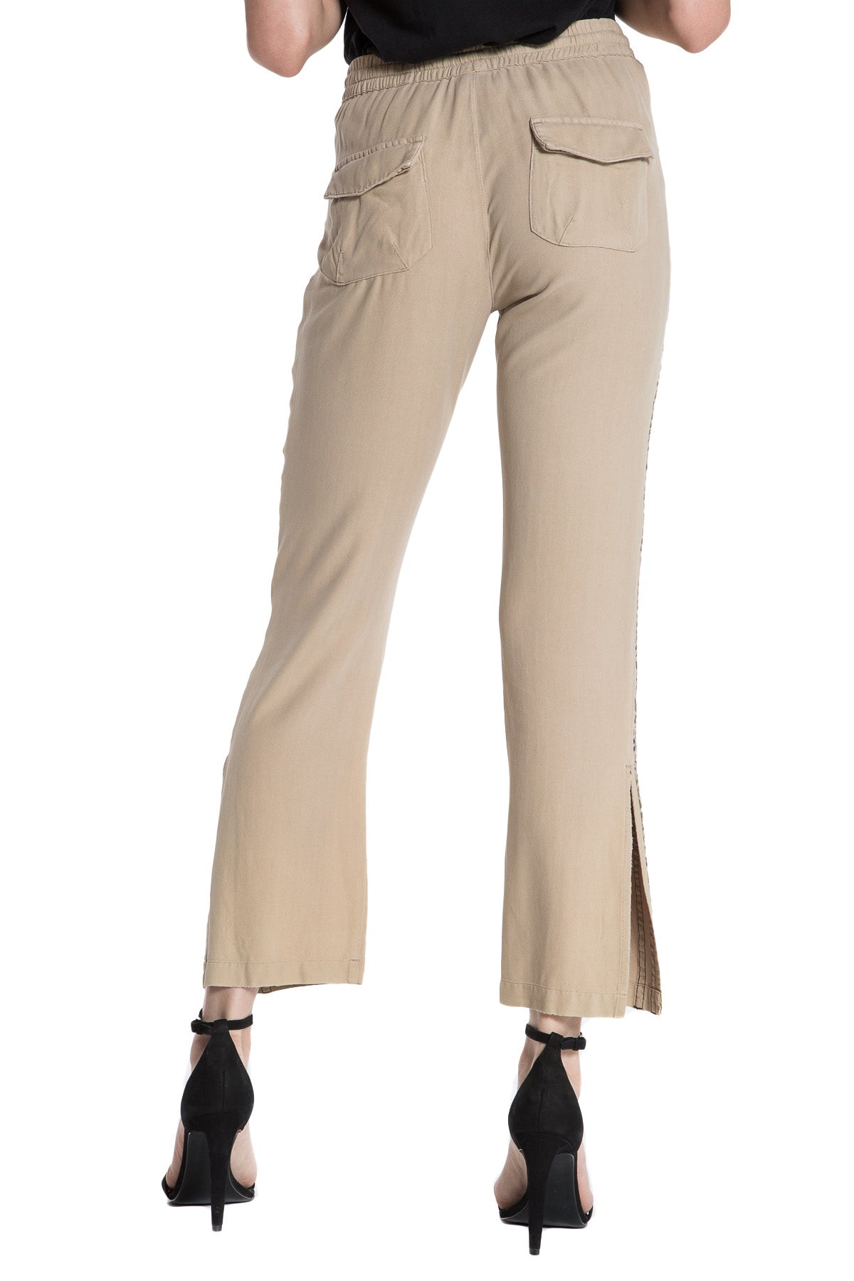 MILITARY STRIPED TRACKPANT -OXFORD TAN - Da-Nang