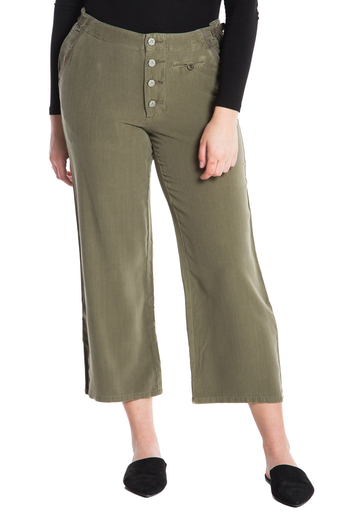 CARGO CULOTTE - OLIVE - Da-Nang