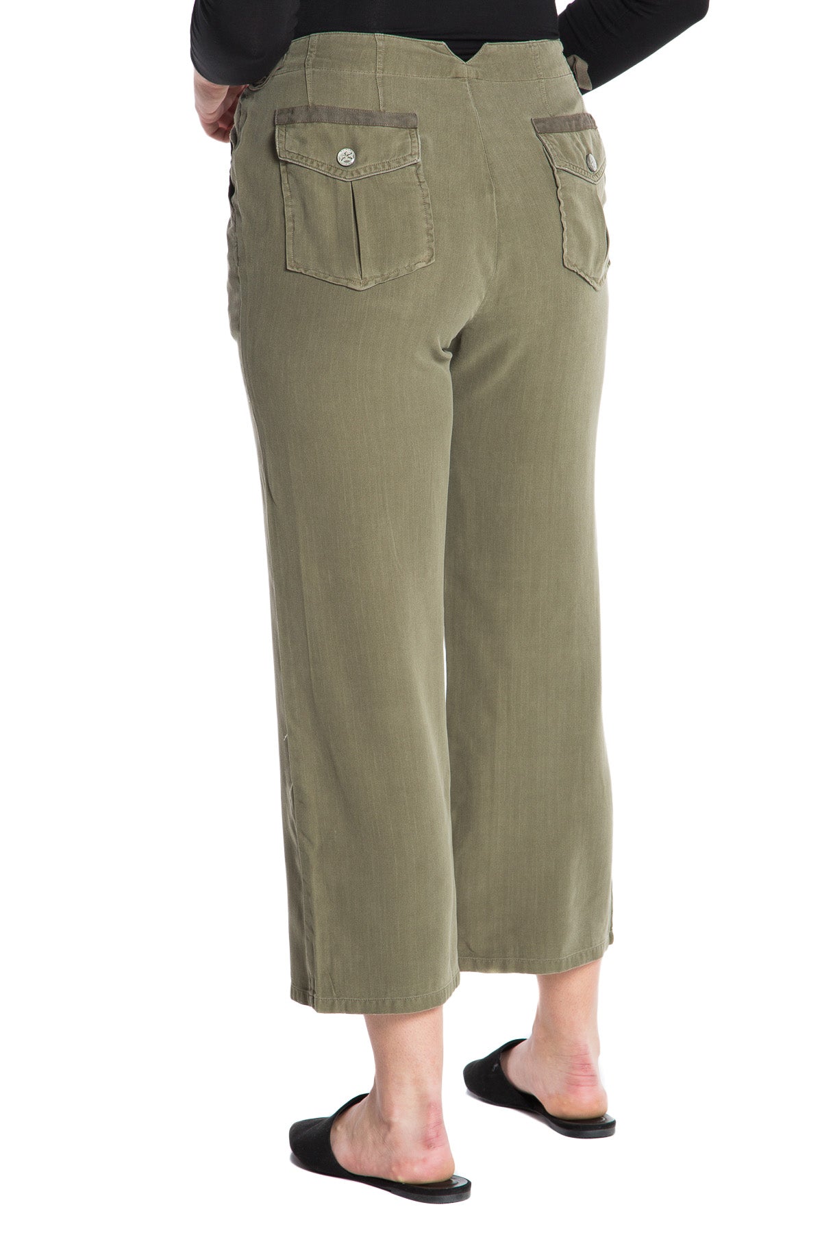 CARGO CULOTTE - OLIVE - Da-Nang