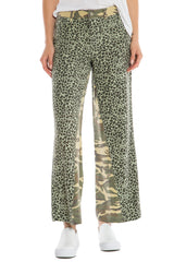 ST. BARTH PANTS - OLIVE LEOPARD - Da-Nang