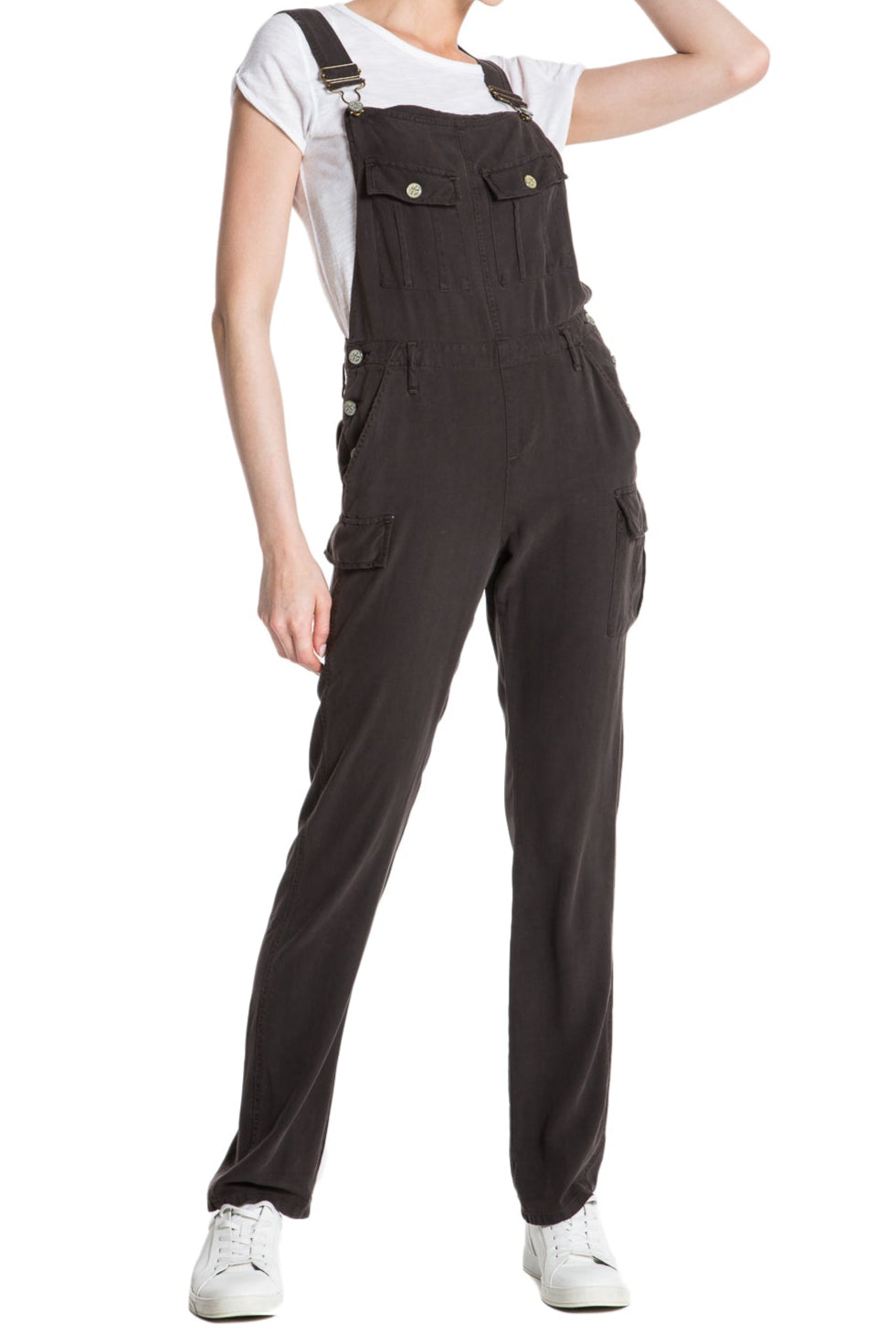 THE OVERALL PANT - LICORICE - Da-Nang