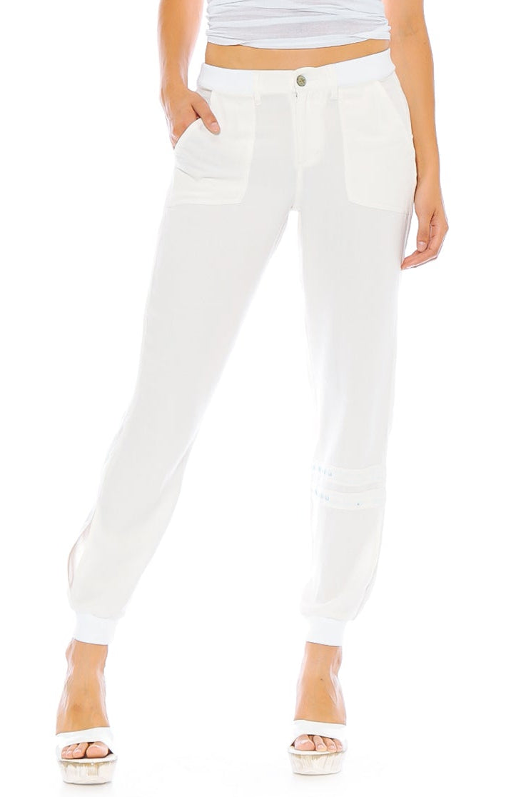 THE UTILITY LOUNGE JOGGER - WHITE - Da-Nang