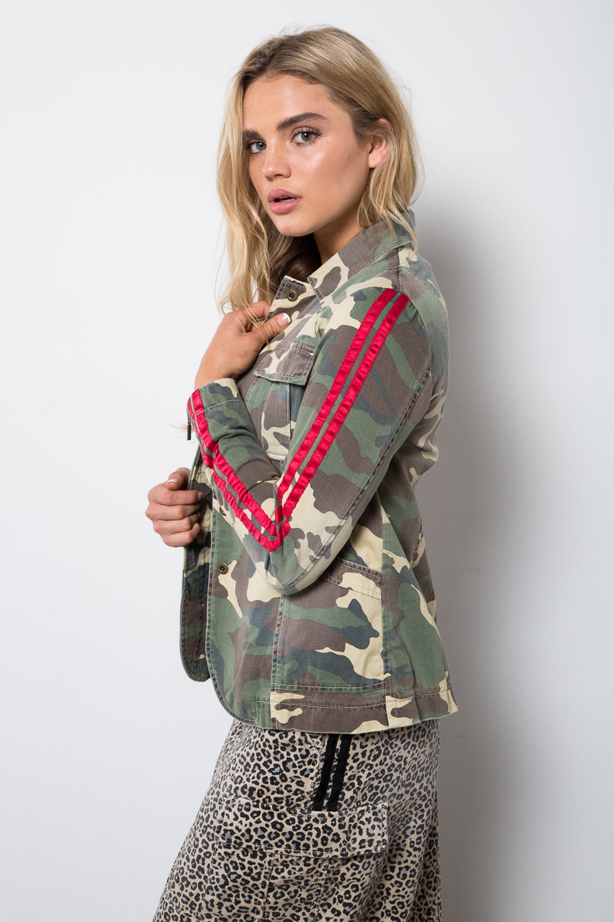 TAPERED MILITARY BLAZER - ARMY CAMO - Da-Nang