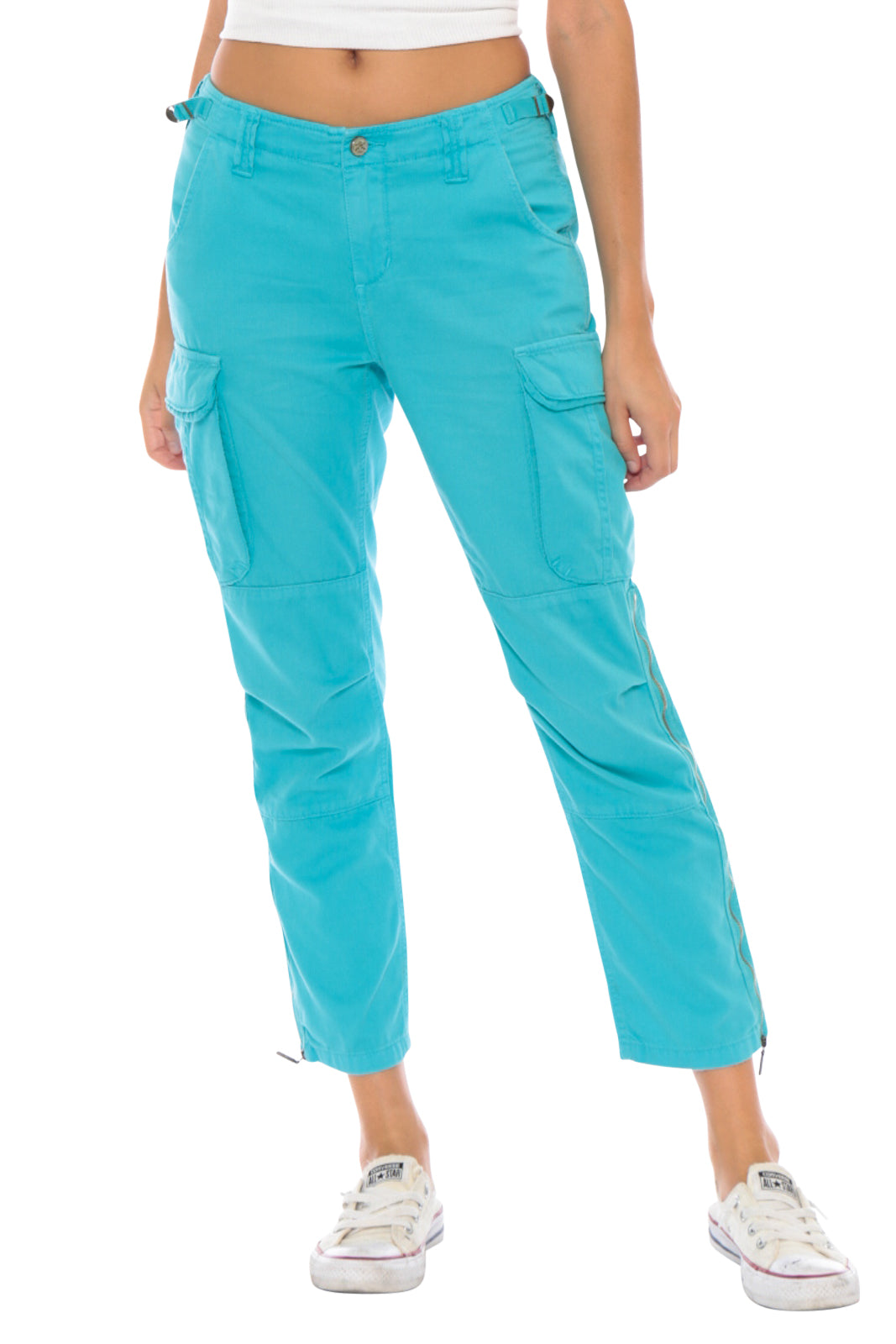 EASY FIT CARGO PANT - TURQUOISE - Da-Nang
