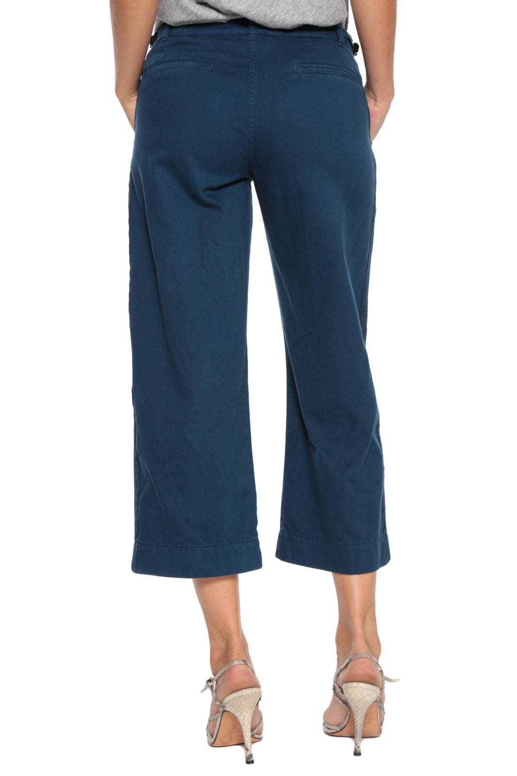 WIDE LEG PANT - AIRFORCE BLUE - Da-Nang