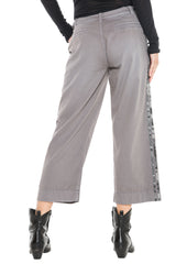 WIDE LEG PANT- CHARCOAL GREY - Da-Nang