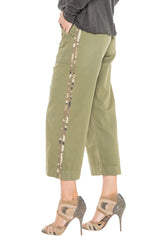 WIDE LEG PANT- OLIVE BRANCH - Da-Nang