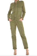 WEEKENDER JUMPSUIT - OLIVE BRANCH - Da-Nang