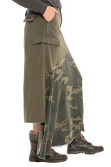 ASYMETRIC SKIRT - OLIVE - Da-Nang