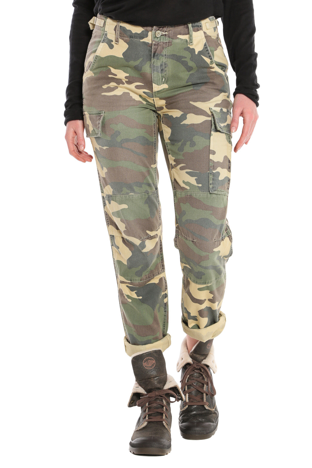 ROLLED UP CARGO - ARMY CAMO - Da-Nang