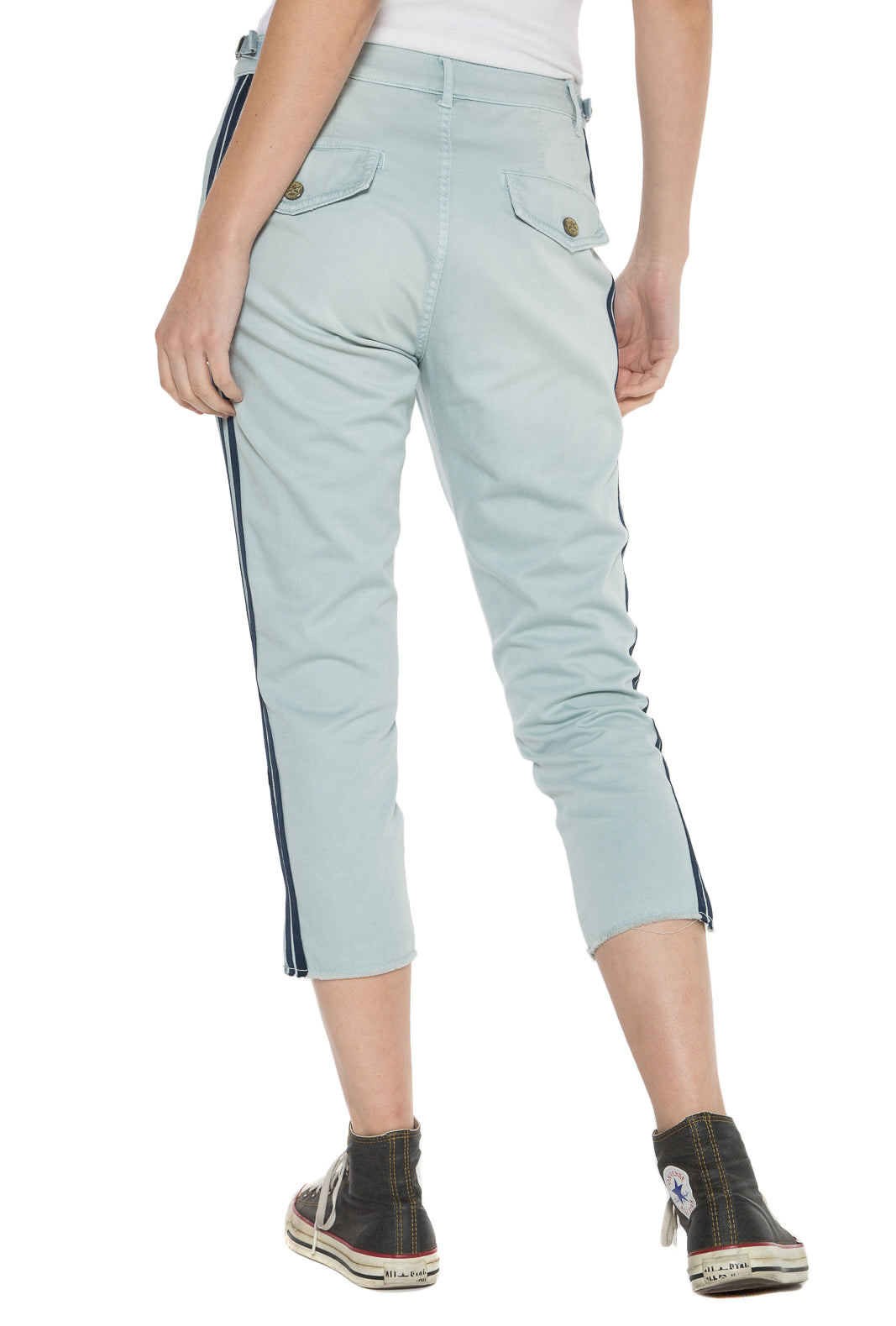 HI-LO TWILL PANT - PEARL - Da-Nang