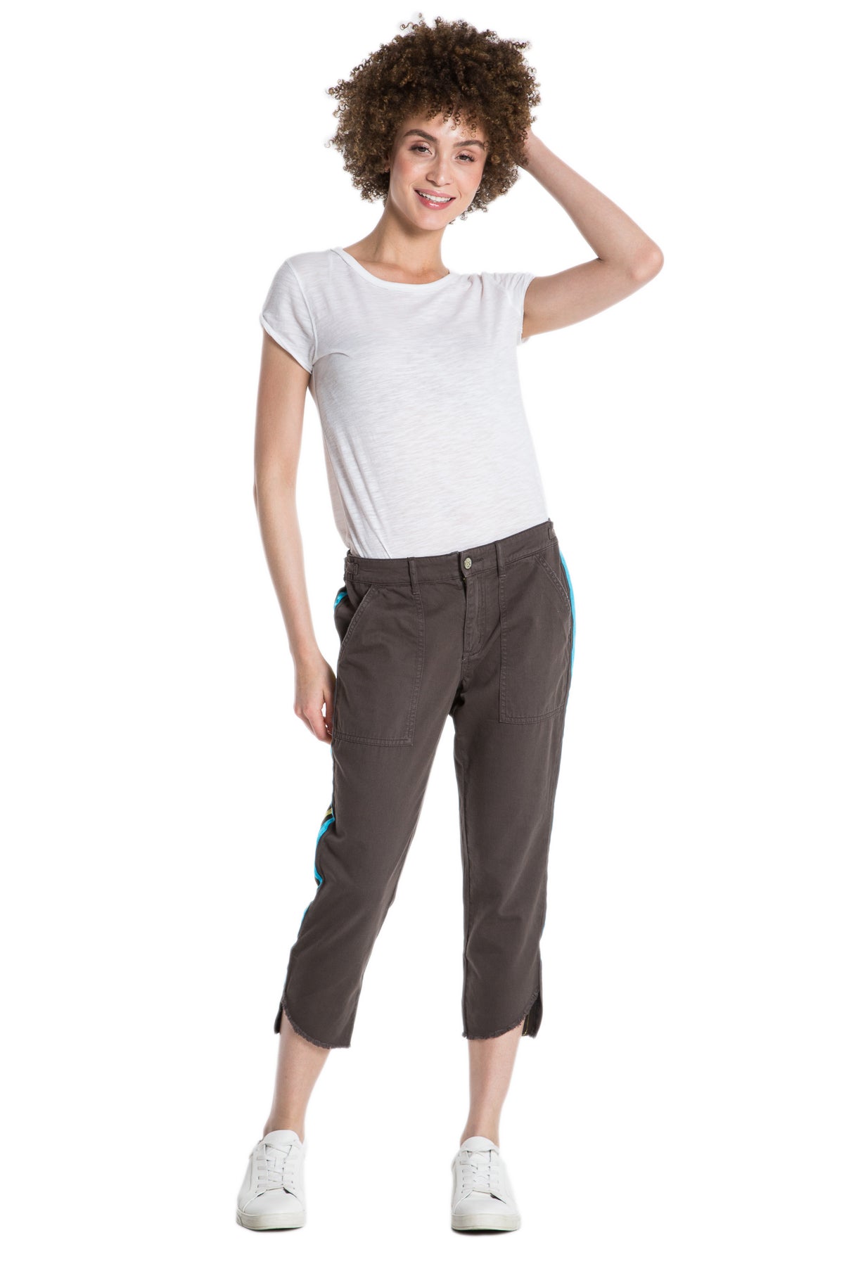 HI-LO TWILL PANT - PEPPER - Da-Nang