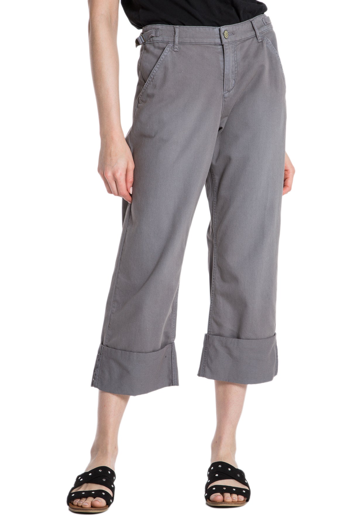 TWILL CULOTTE - CHARCOAL GREY - Da-Nang